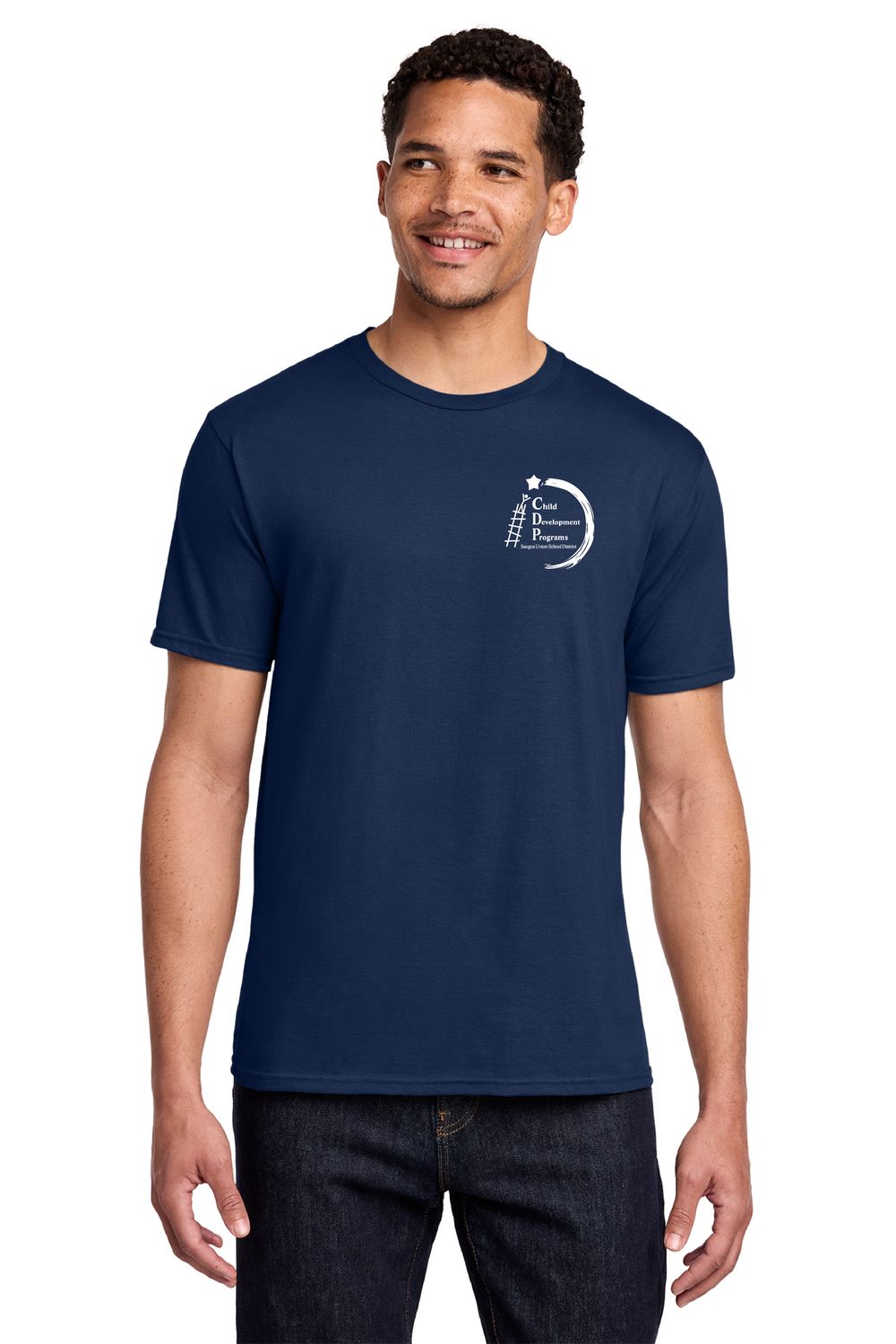 CDP STAFF Port &amp; Company® Fan Favorite™ Tee Navy Blue