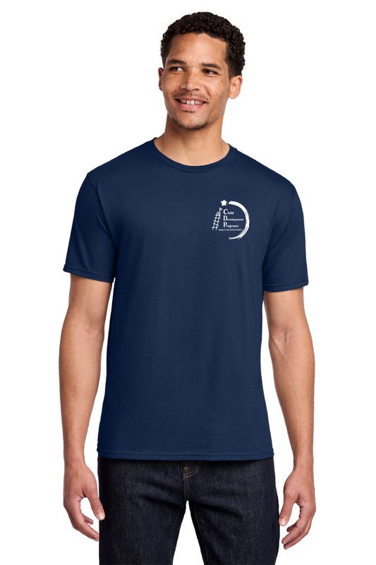 CDP STAFF Port &amp; Company® Fan Favorite™ Tee Navy Blue