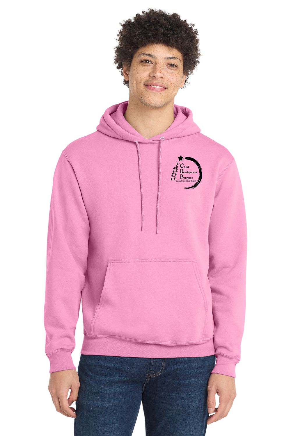 CDP STAFF Port &amp; Company® Fan Favorite™ Fleece Pullover Hoodie Candy Pink