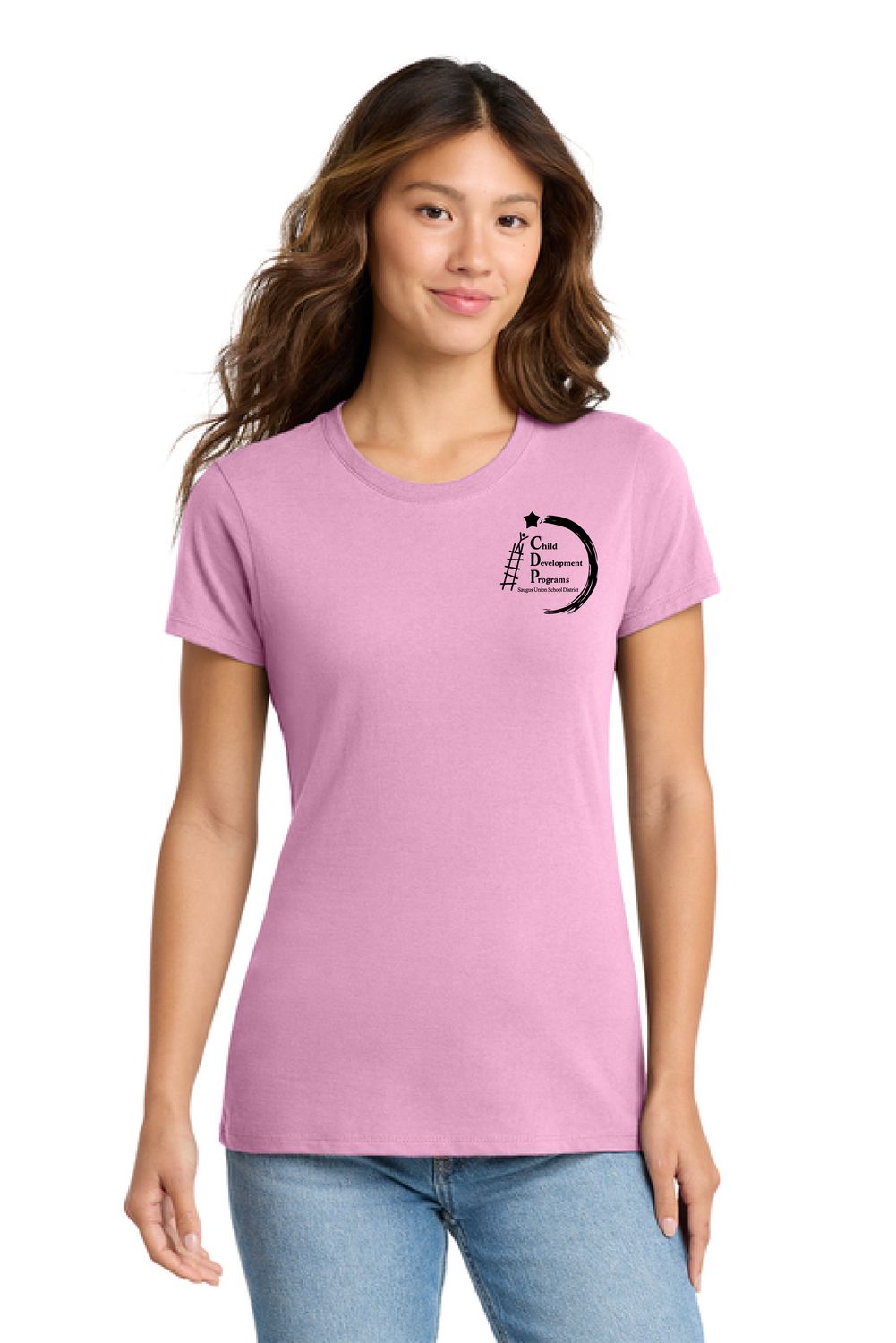 CDP STAFF Port &amp; Company® Ladies Fan Favorite™ Tee Candy Pink
