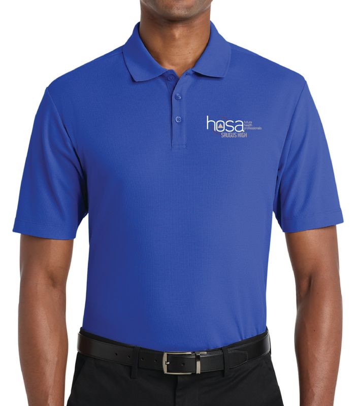 HOSA Port Authority® SuperPro React™ Polo True Royal Blue