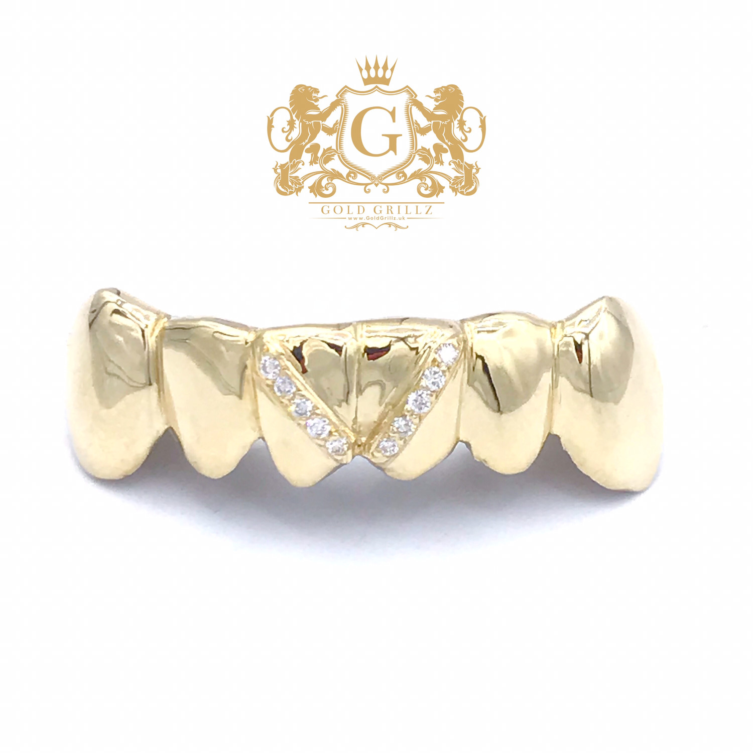 Gold Grillz + Diamonds Strip