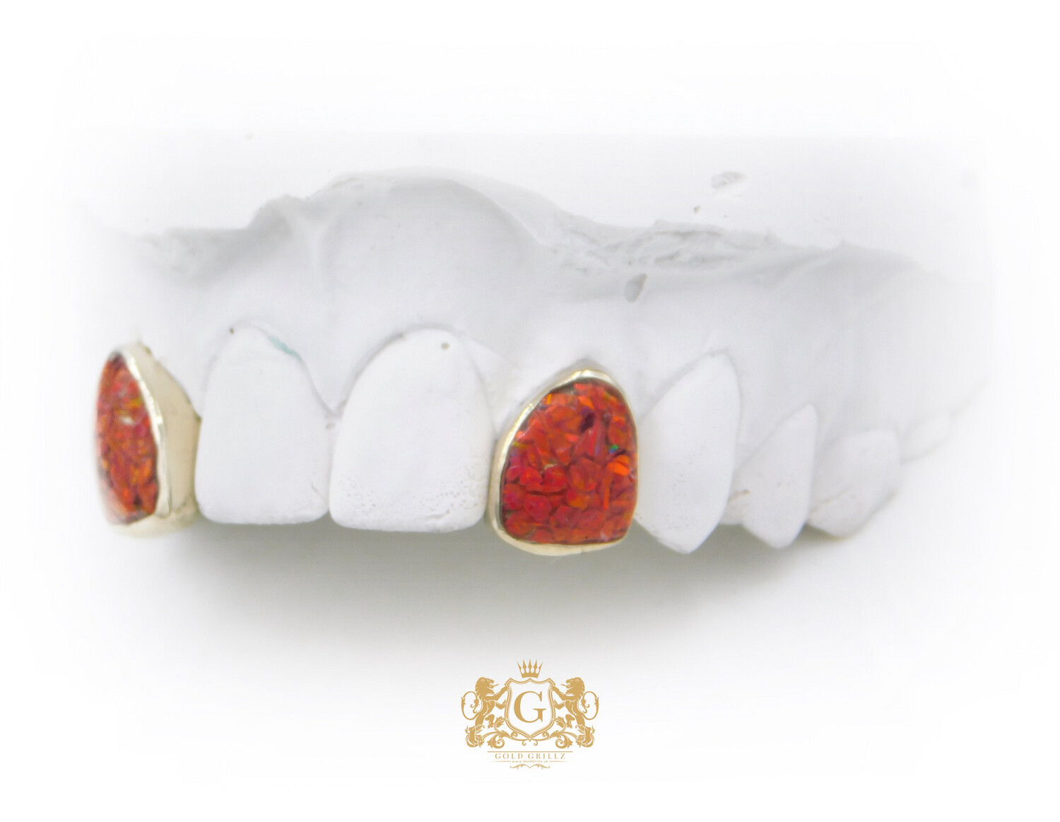 Two Opal Teeth