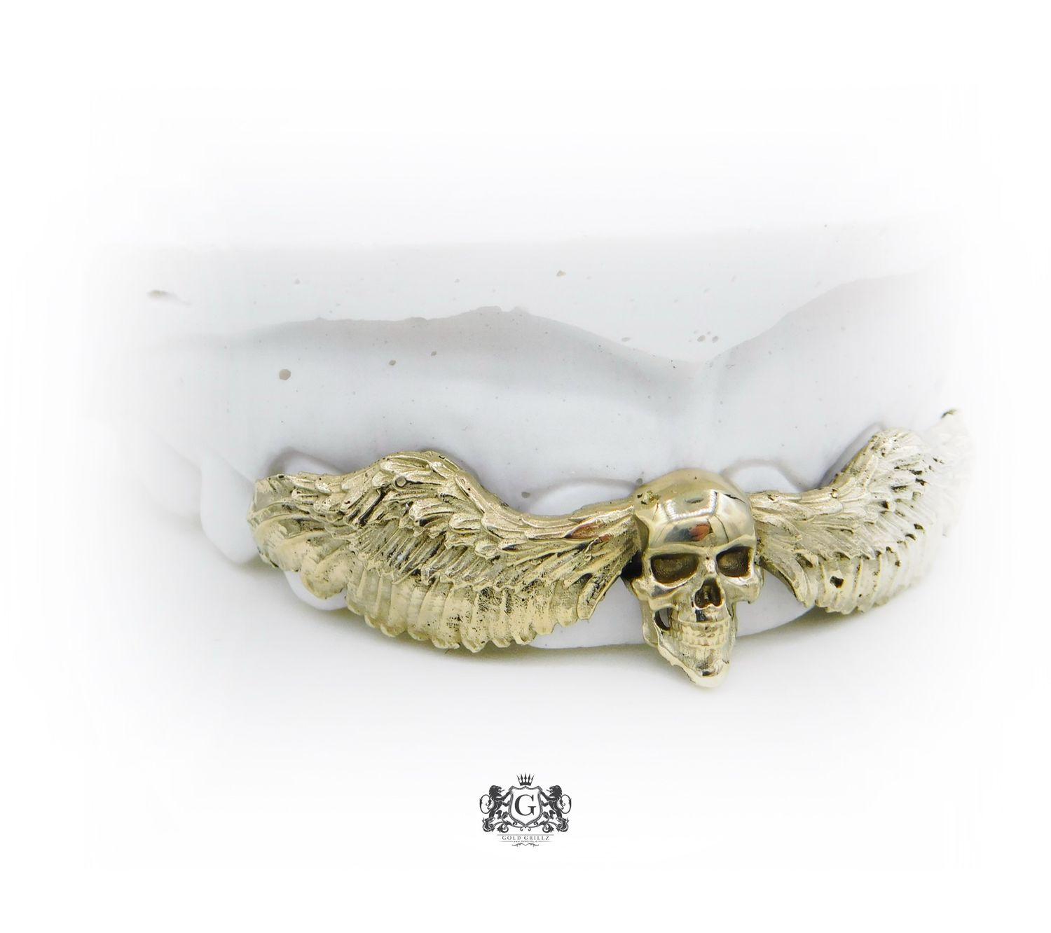 Skull &amp; Angel Wings Grillz