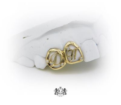 Diamonds Initials Frame