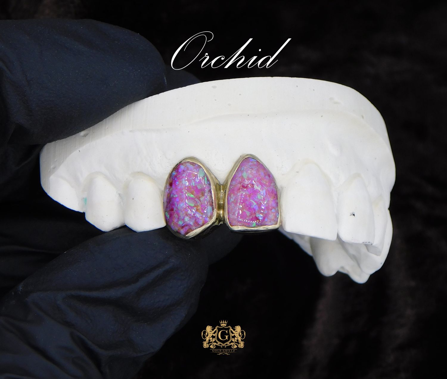 Opal Gold Tooth, Opal Colour: Orchid