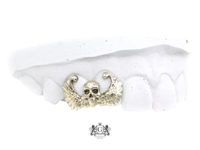Skull &amp; Angel Wings Grillz