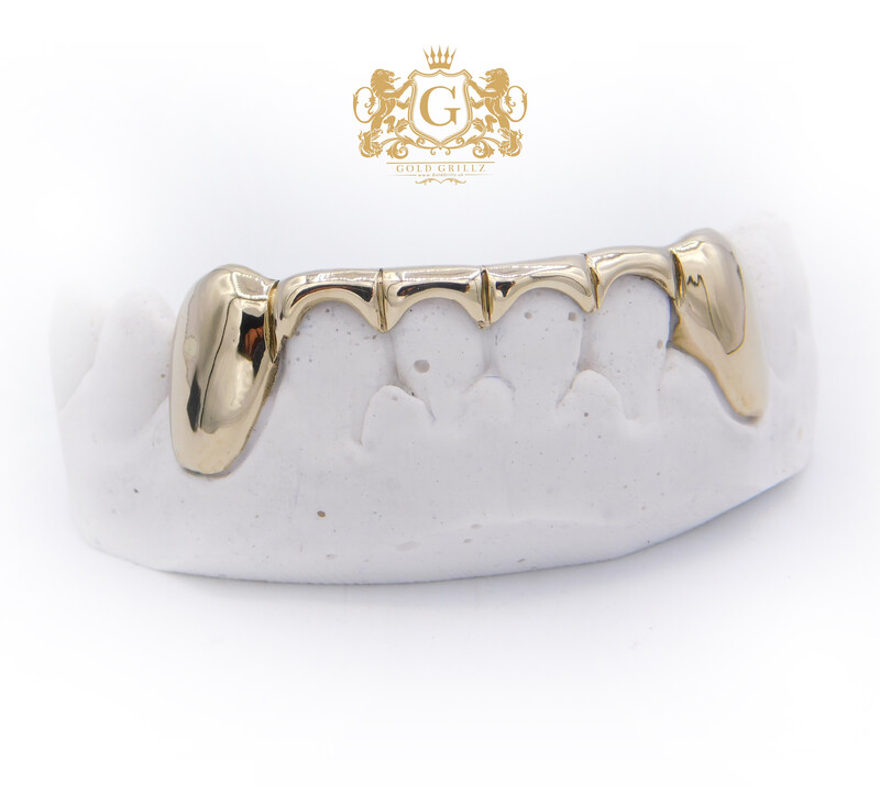 Gold Grillz - Gold bar design