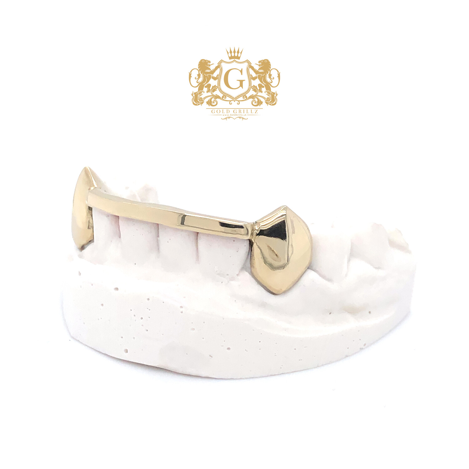 Sharp Canines &amp; Straight Bar Grillz