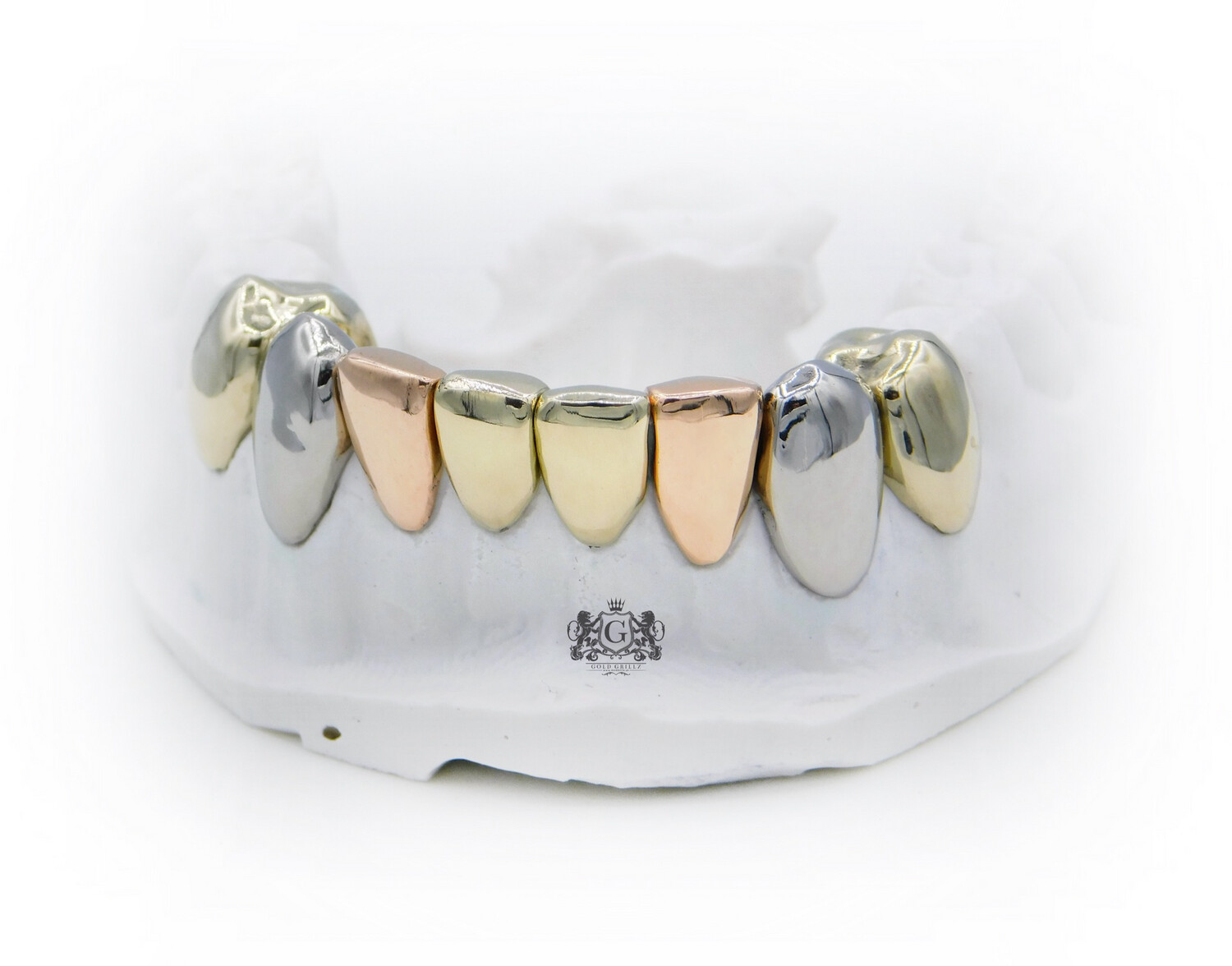 3 Gold Colour Gold Grillz