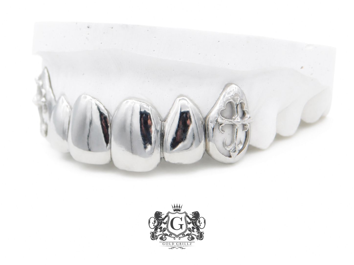 Twin Cross Filigree Grillz