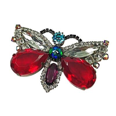 Butterfly Red Crystal