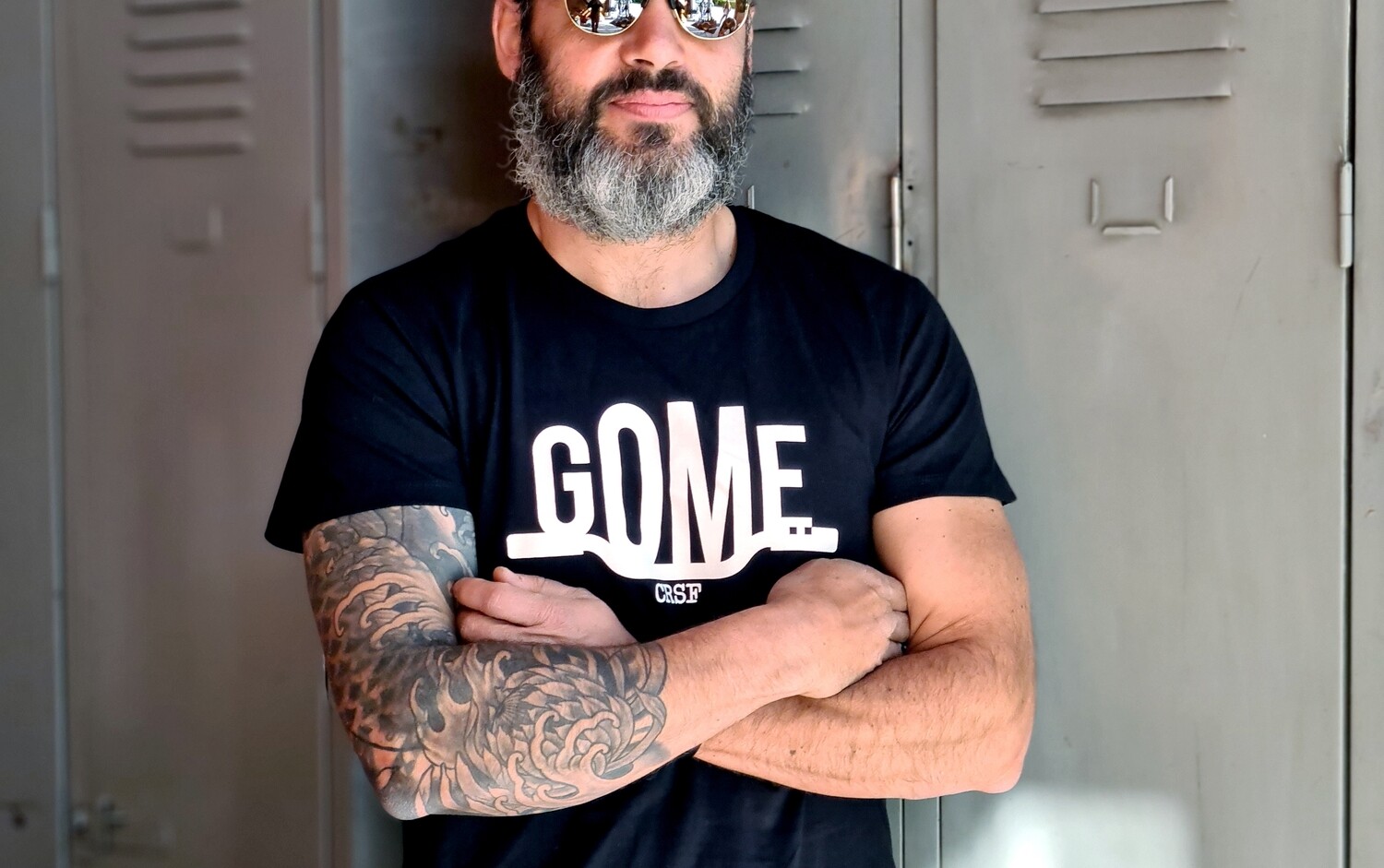 T-shirt LE VINTAGE homme - GOME (noir)