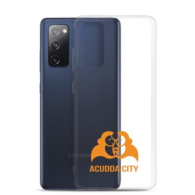 Samsung Galaxy Phone Case - ACUDDA CITY - SPRING ORANGE LOGO