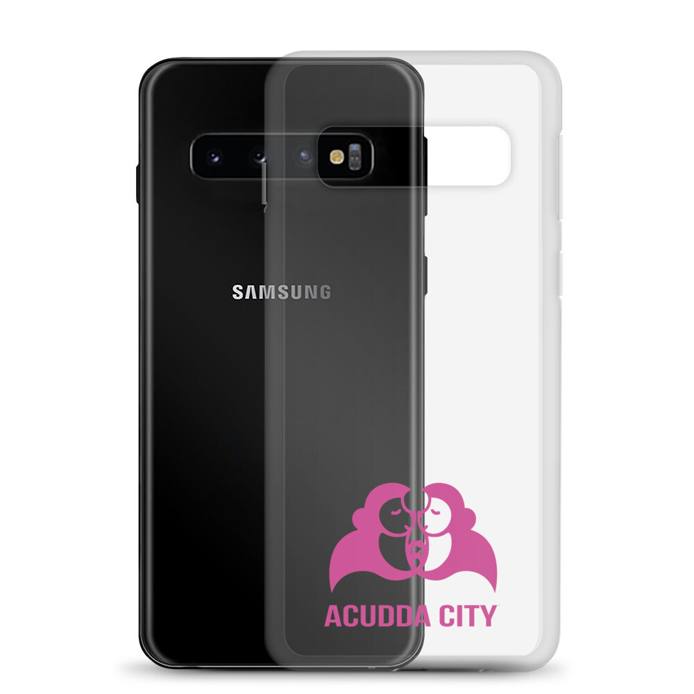 Samsung Galaxy Phone Case - ACUDDA CITY - CANDY PINK LOGO