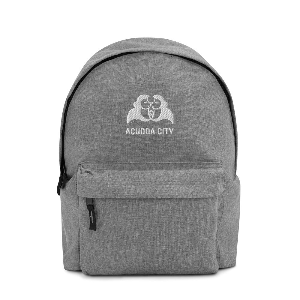 Embroidered Backpack ACUDDA CITY - SNOW WHITE LOGO