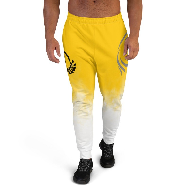 Men&#39;s Yellow Gradient Joggers - #1 Eagle