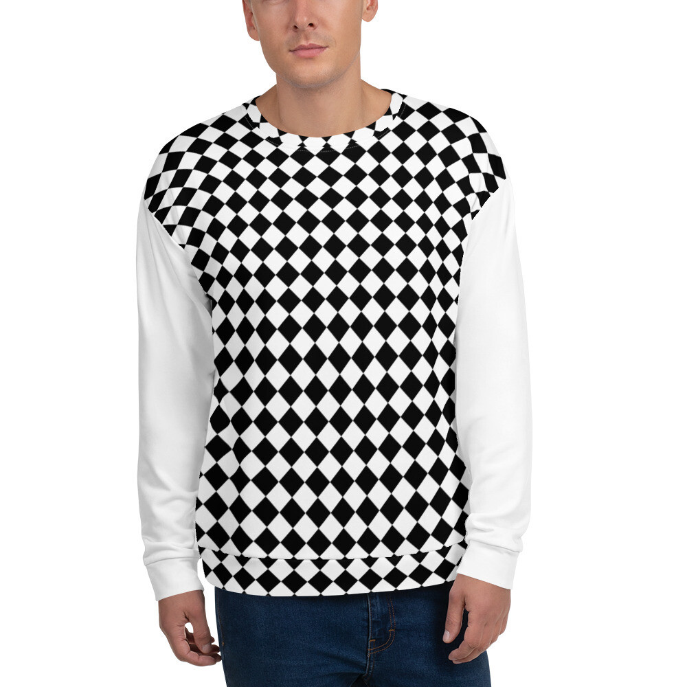 Men&#39;s Sweatshirt - Checkers, Size: XS