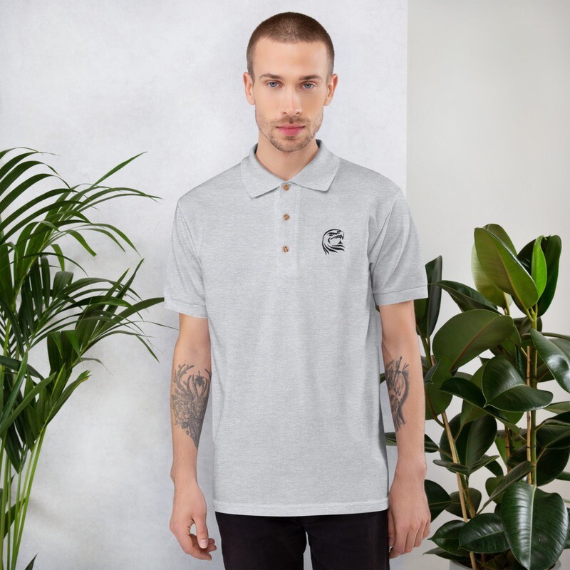 Men&#39;s Embroidered Polo Shirt - Eagle