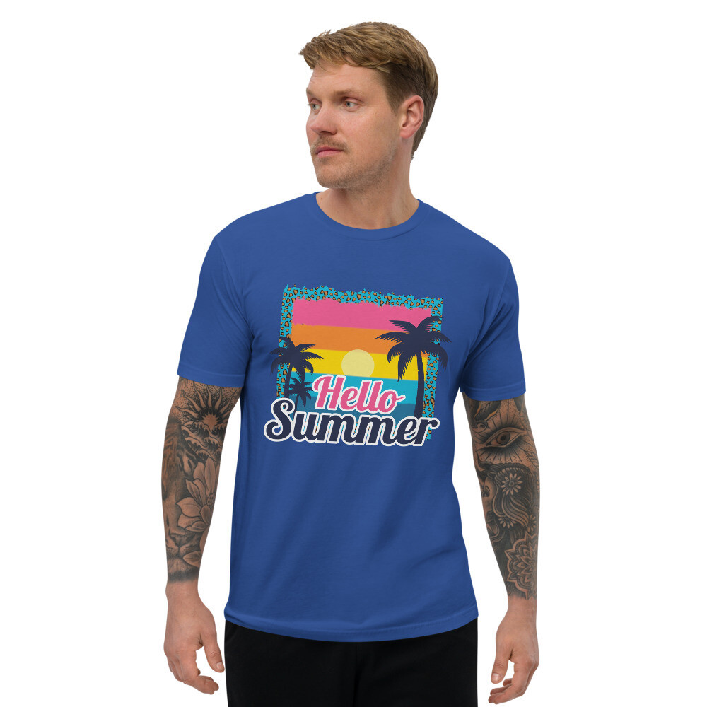Men&#39;s Short Sleeve T-shirt - Hello Summer #1