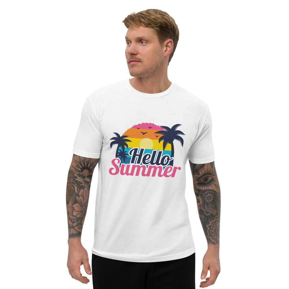 Men&#39;s Short Sleeve T-shirt - Hello Summer #2