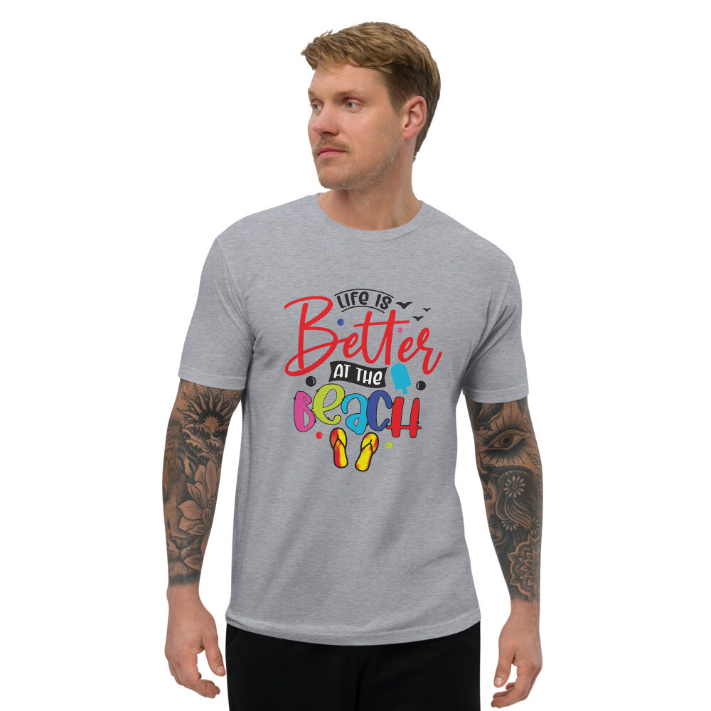 Men&#39;s Short Sleeve T-shirt - Life is better at the Beach