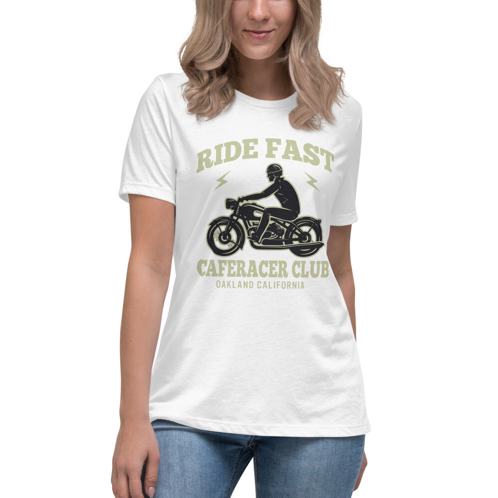 Women&#39;s Relaxed T-Shirt - Cafe Racer Club