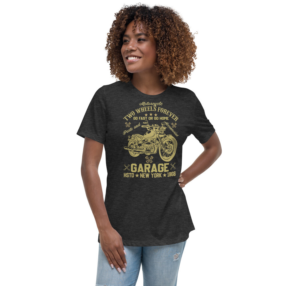Women&#39;s Relaxed T-Shirt - Two Wheels Forever