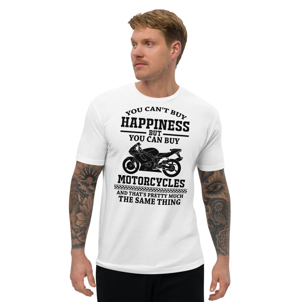 Men&#39;s Short Sleeve T-shirt - You Can&#39;t Buy Happiness