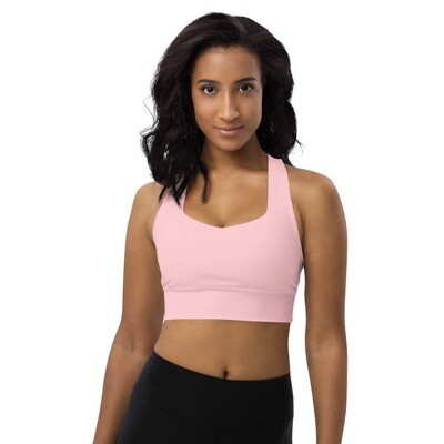 Women&#39;s Longline sports bra - Pink