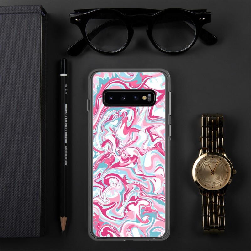 Samsung Phone Case - Pink Marble