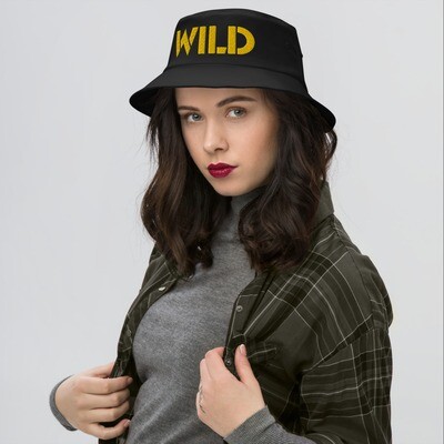 Old School Bucket Hat - WILD, Color: Black