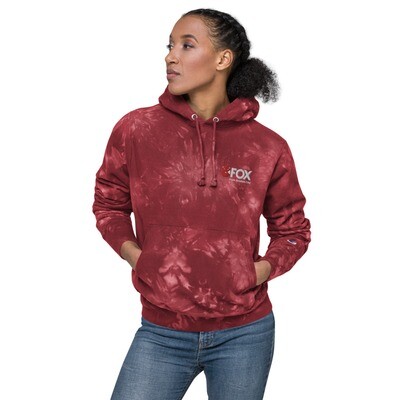 Women&#39;s Champion tie-dye hoodie - FOX