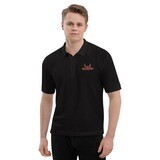 Men&#39;s Embroidered Premium Polo - JWA MOTORCYCLES LTD.