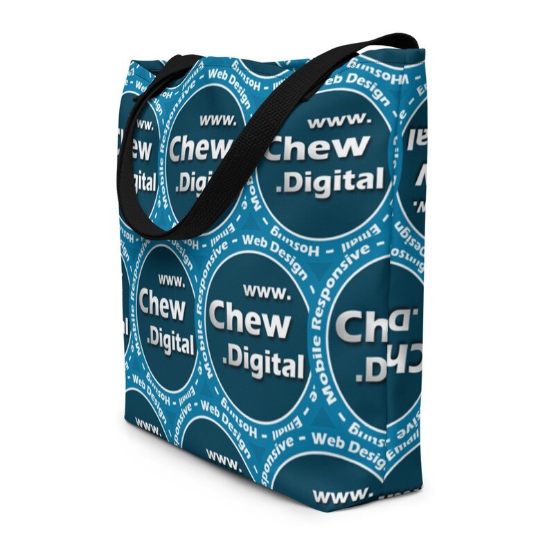 Personalised Beach Bag with Pocket - Chew Digital