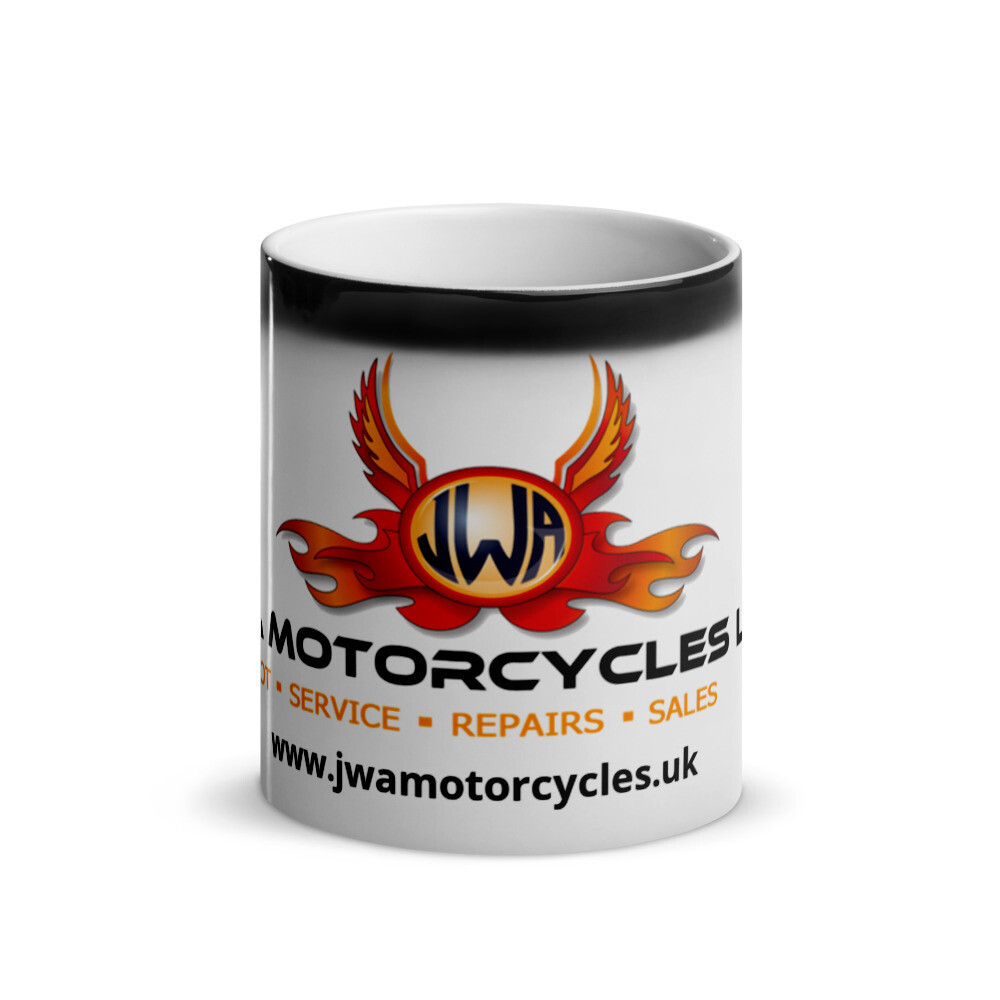 Personalised Glossy Magic Mug - JWA MOTORCYCLES LTD.