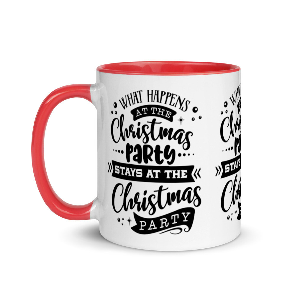 Mug with Color Inside - What happens at the XMAS Party