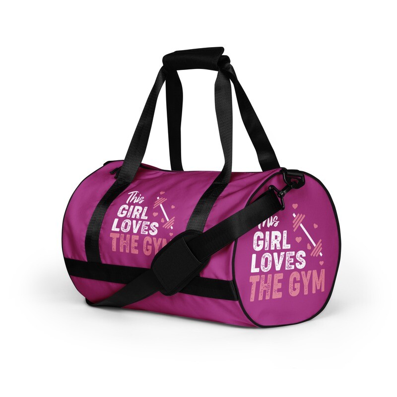 This Girl Love&#39;s The Gym - Gym bag