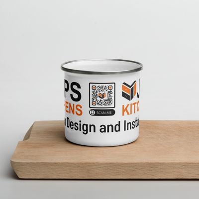 JPS Branded Enamel Mug