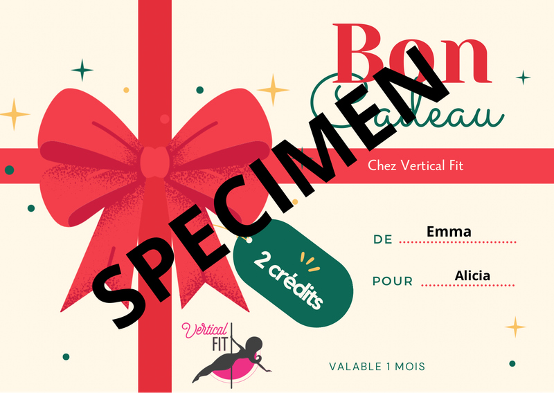 Bon cadeau - cours de pole dance
