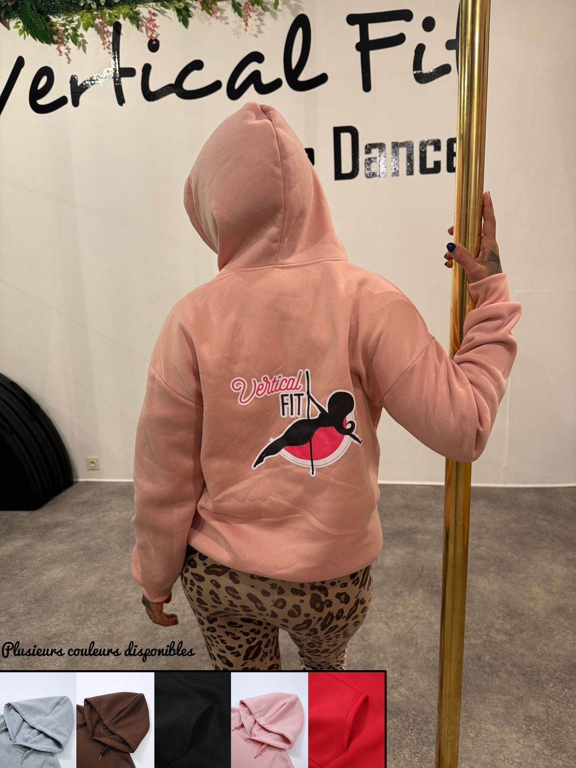 Sweat à capuche personnalisé Vertical Fit