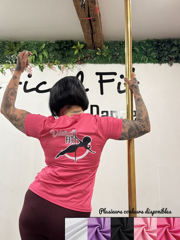 T-shirt personnalisé col V Vertical Fit