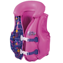 Жилет Bestway 32156 с тканевой подкладкой детский розовый 3-6лет 51х46см