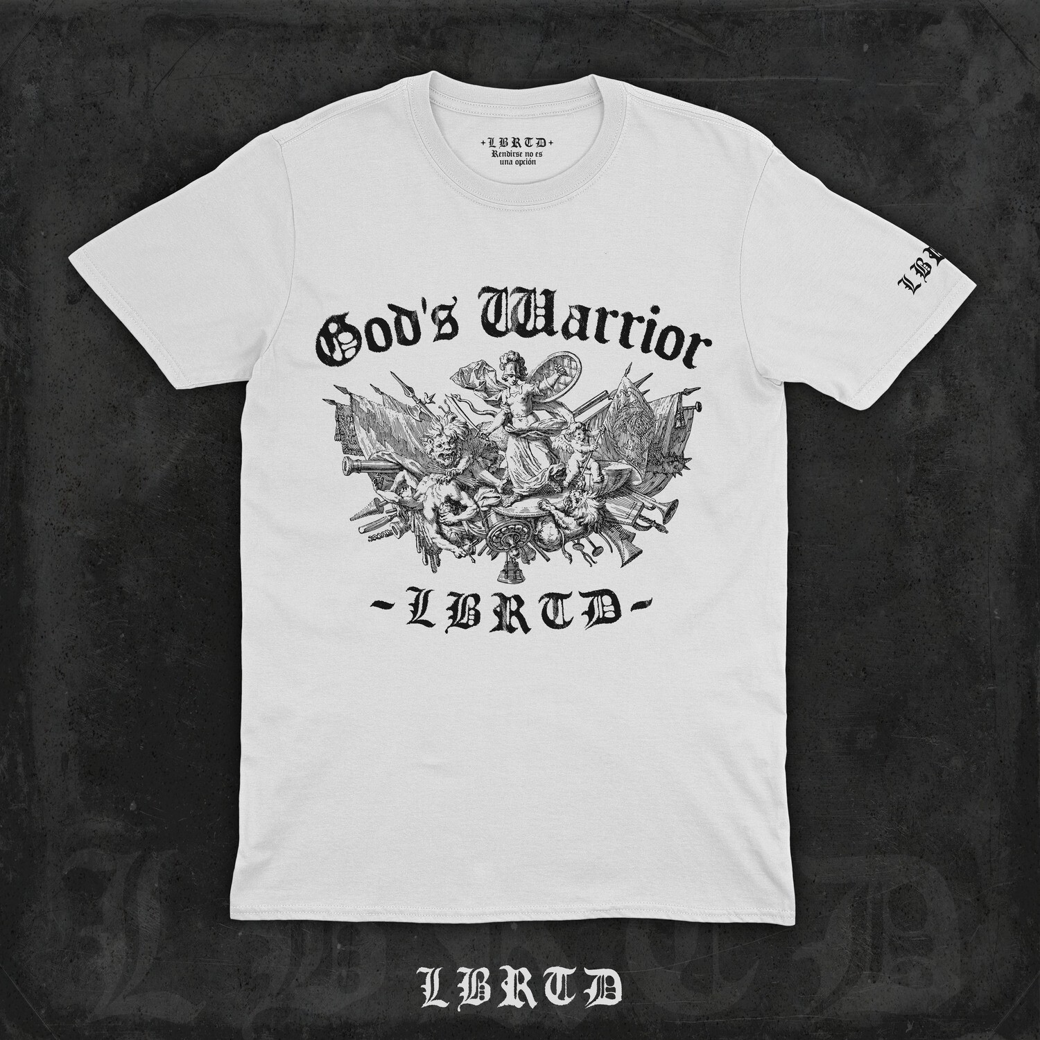 &quot;GOD&#39;S WARRIOR&quot; (prenda a elegir)