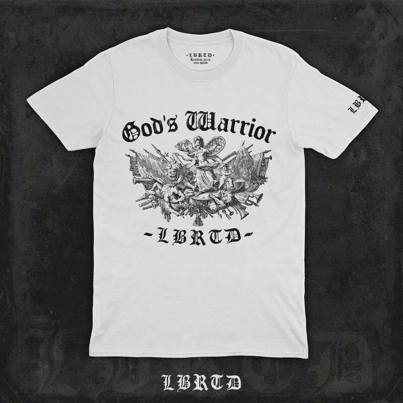 &quot;GOD&#39;S WARRIOR&quot; (prenda a elegir)