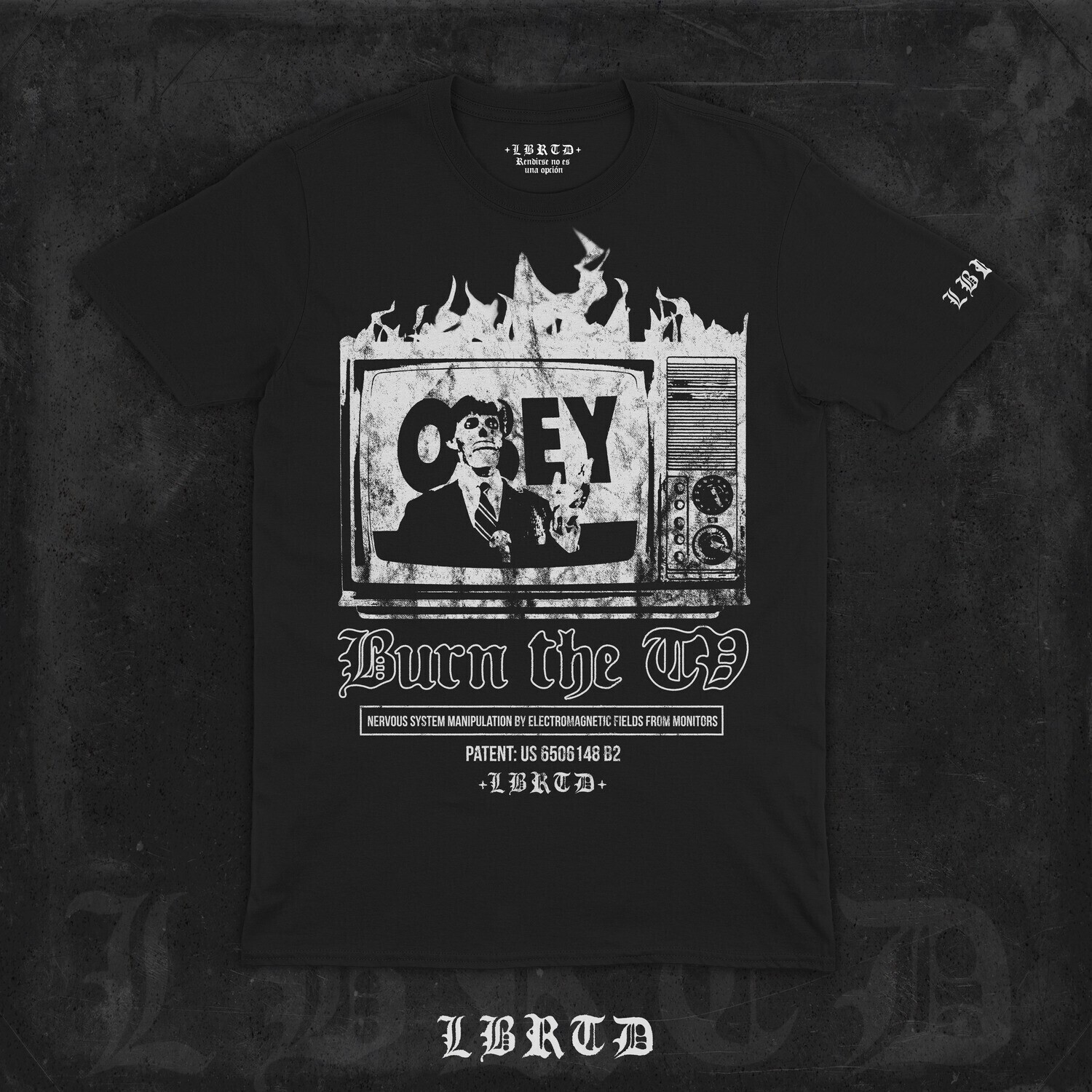 &quot;BURN THE TV&quot; (prenda a elegir)