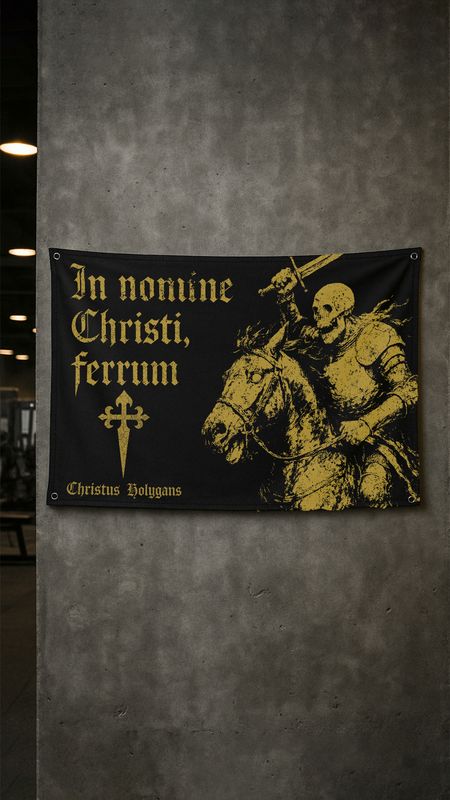 BANDERA &quot;In nomine Christi, ferrum&quot;