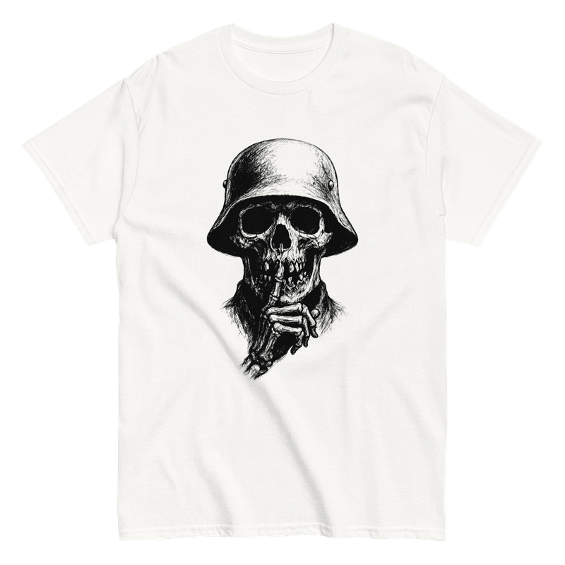 T-shirt white &quot;Ssshh&quot;