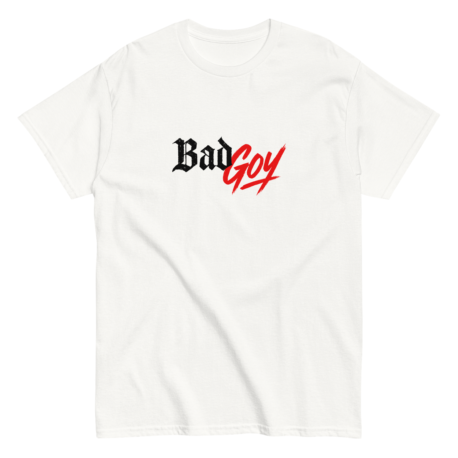 T-shirt white &quot;BadGoy&quot;