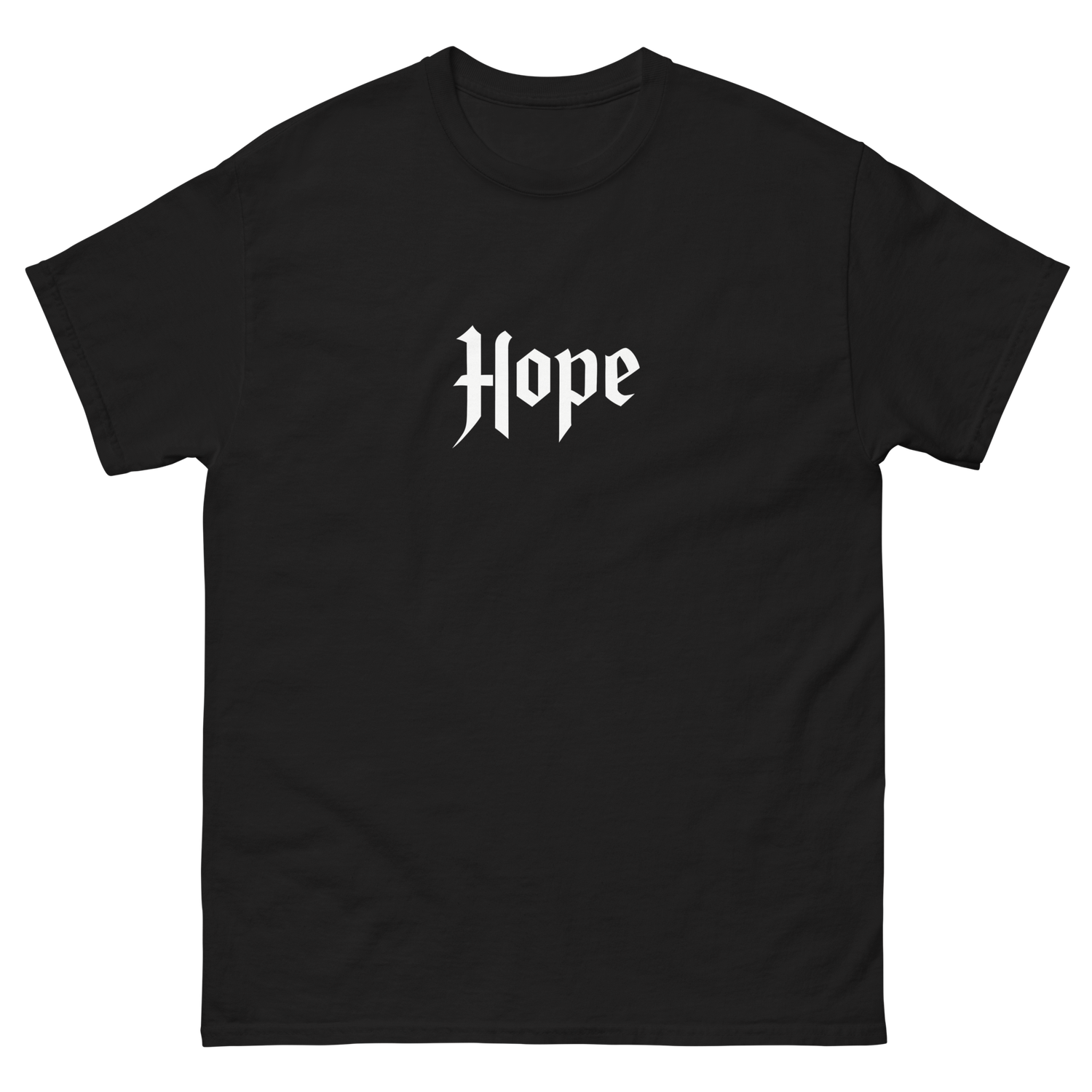 T-shirt black &quot;Hope&quot;